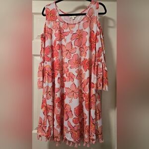 Simply Southern Pink and Yellow Floral Top